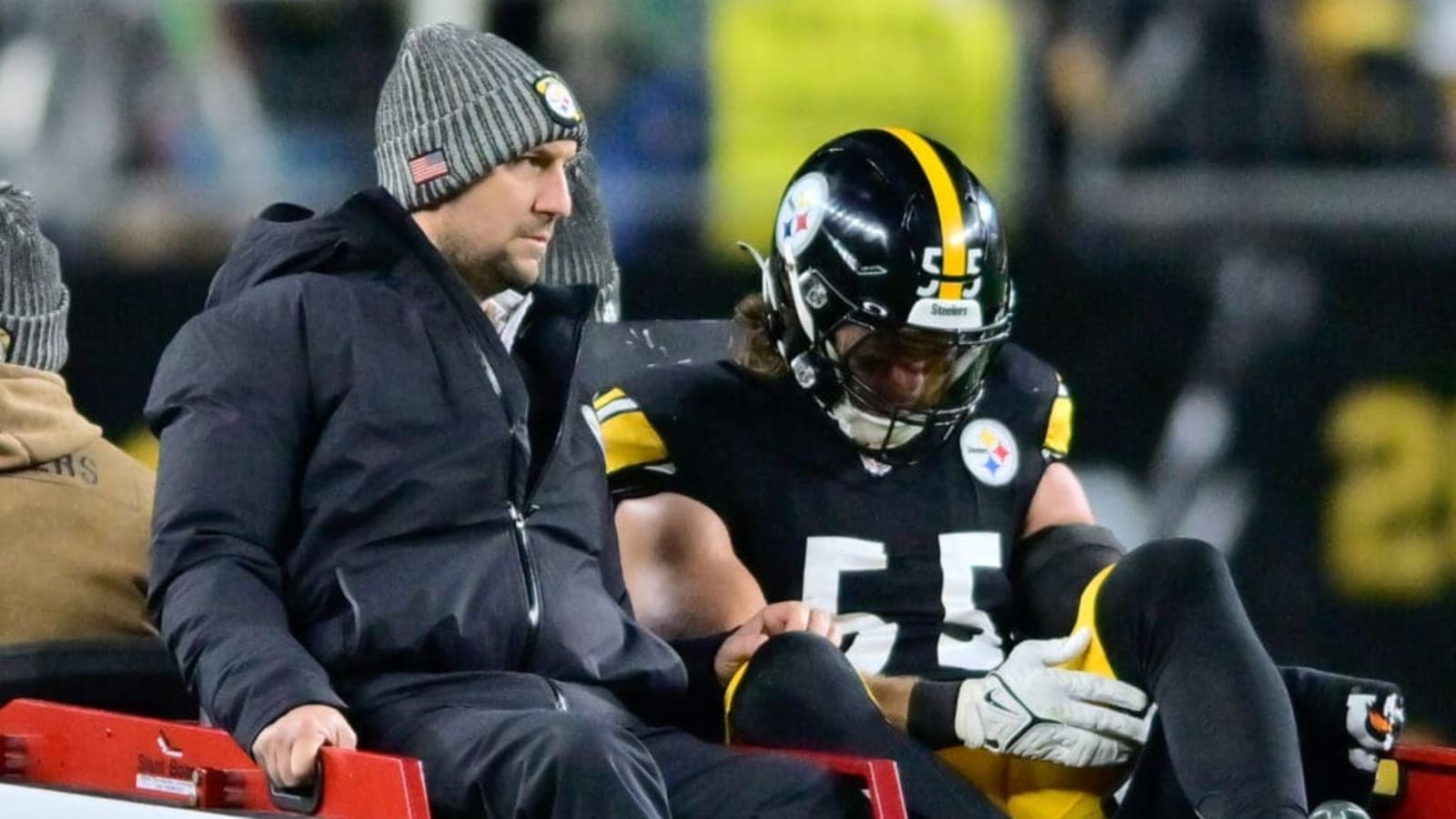 Steelers ILB Cole Holcomb Still Rehabbing Brutal Knee Injury
