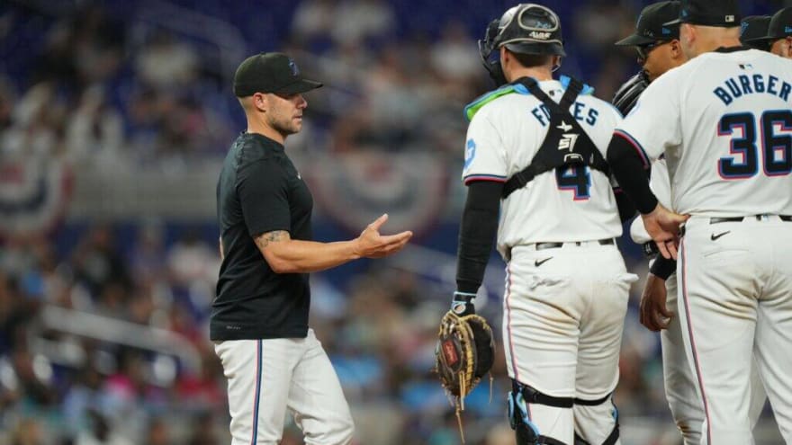 Marlins Star Pitcher Will Miss Start Due to Sore Elbow