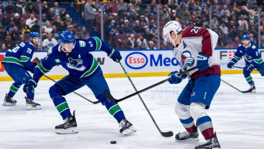 NHL Predictions: Vancouver Canucks vs Colorado Avalanche, April 1st