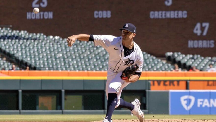 Tigers Pitcher Ties Strikeout Record Against His Former Team