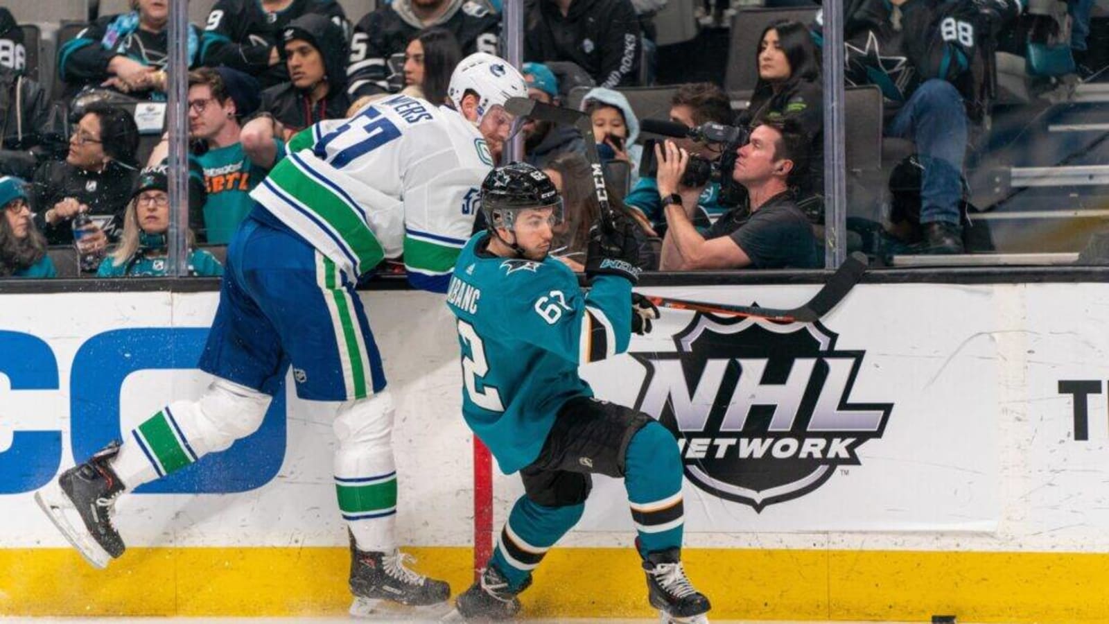 NHL Rumors: Vancouver Canucks Tyler Myers and San Jose Sharks Kevin Labanc.