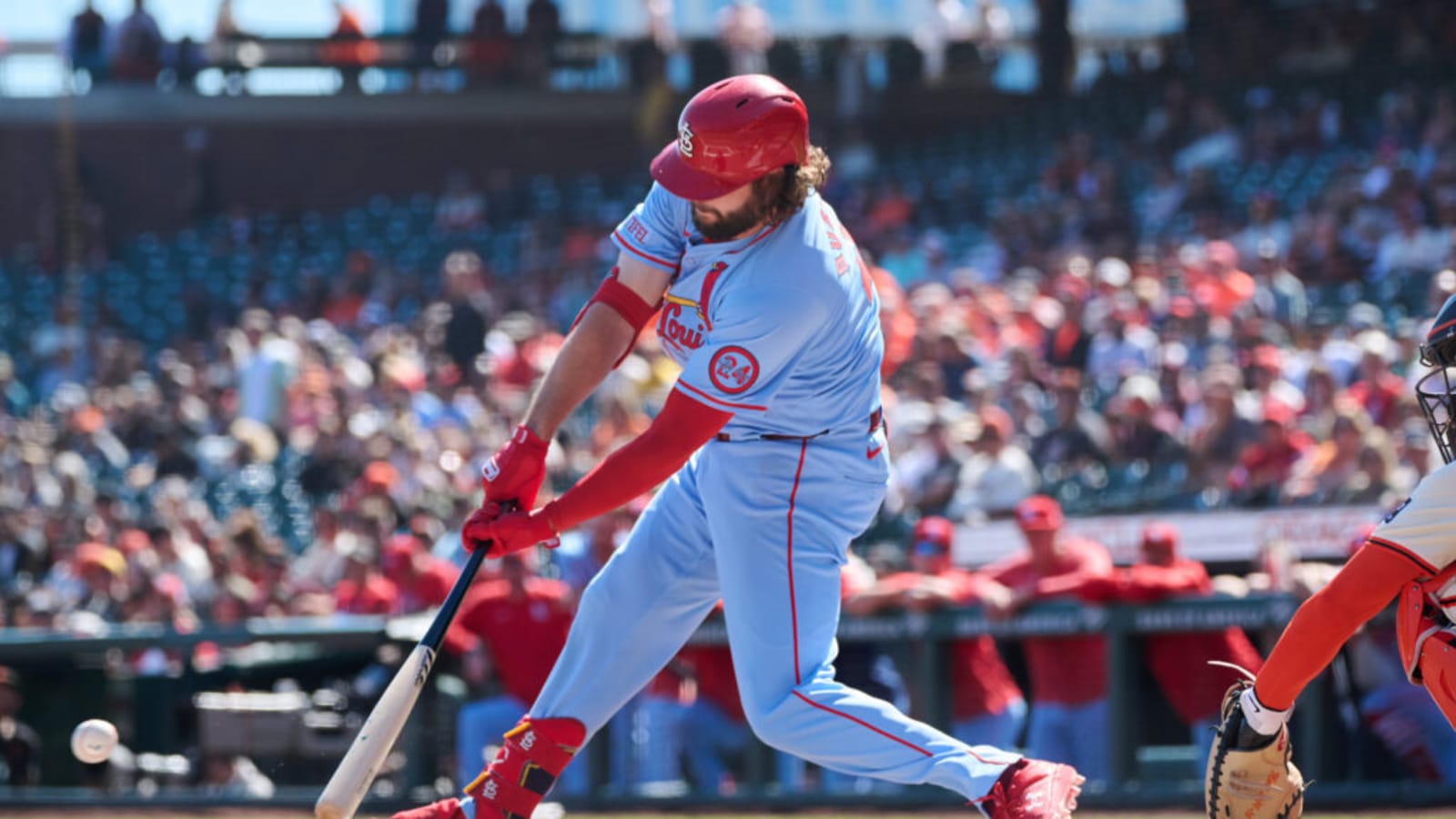 Young Cardinals Left-Handed Bat Switching Positions