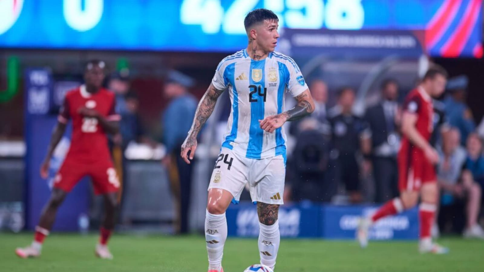 Enzo Fernandez Joins up With Squad Following Racism Scandal