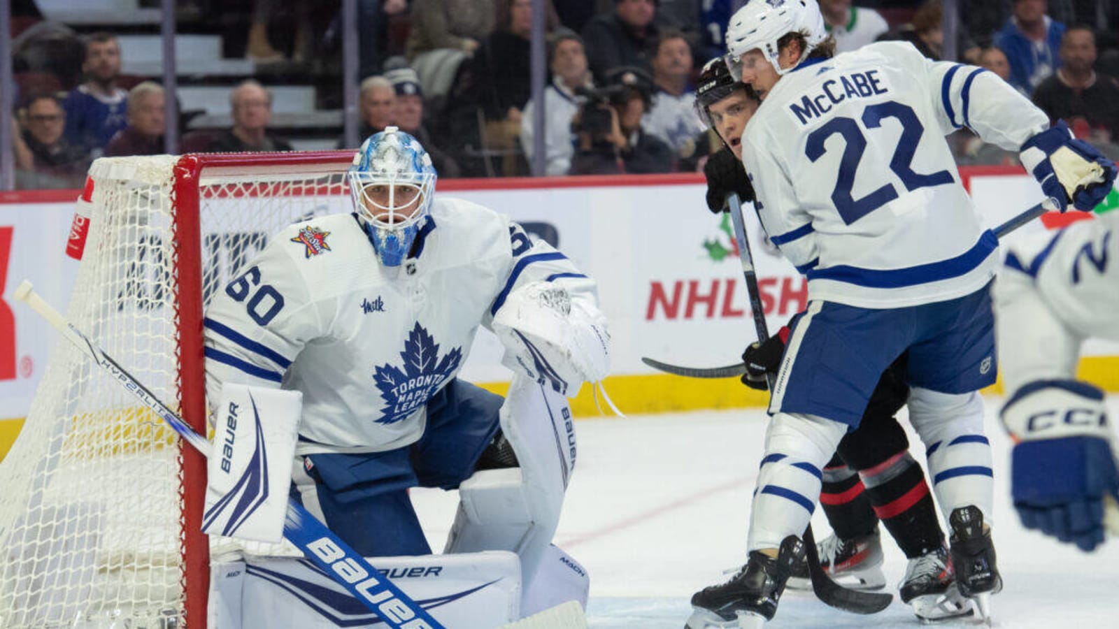 Toronto Maple Leafs Goaltender Steps in and Steps Up