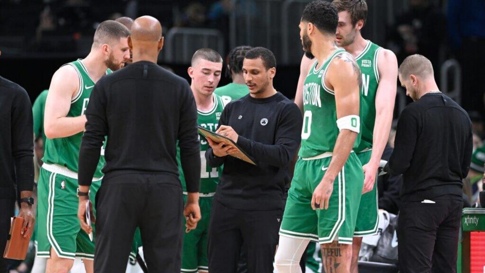 Boston Celtics Star Reacts to Reaching Scoring Milestone