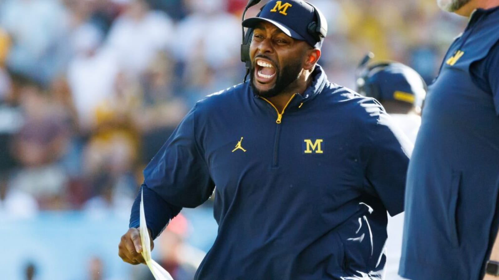 Andrew Babalola Knee Injury Sidelines Michigan Freshman Tackle