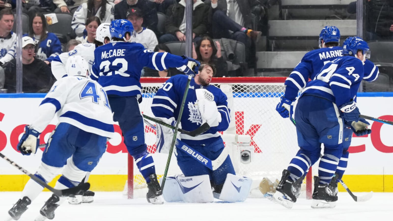 Toronto Maple Leafs Goalie Exits Game Early