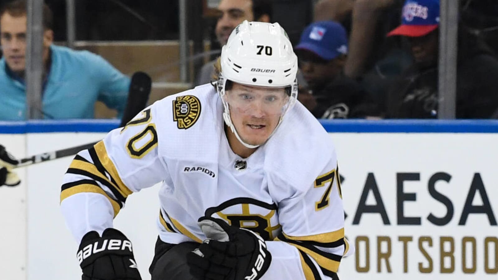 Bruins reassign top depth forward to AHL