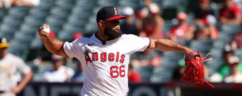 Which four prospects did Red Sox trade to Angels for Luis García?