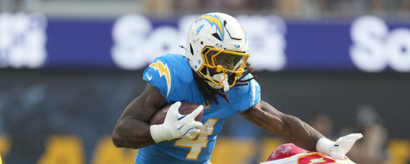 Chargers' Gus Edwards set to return vs. Titans