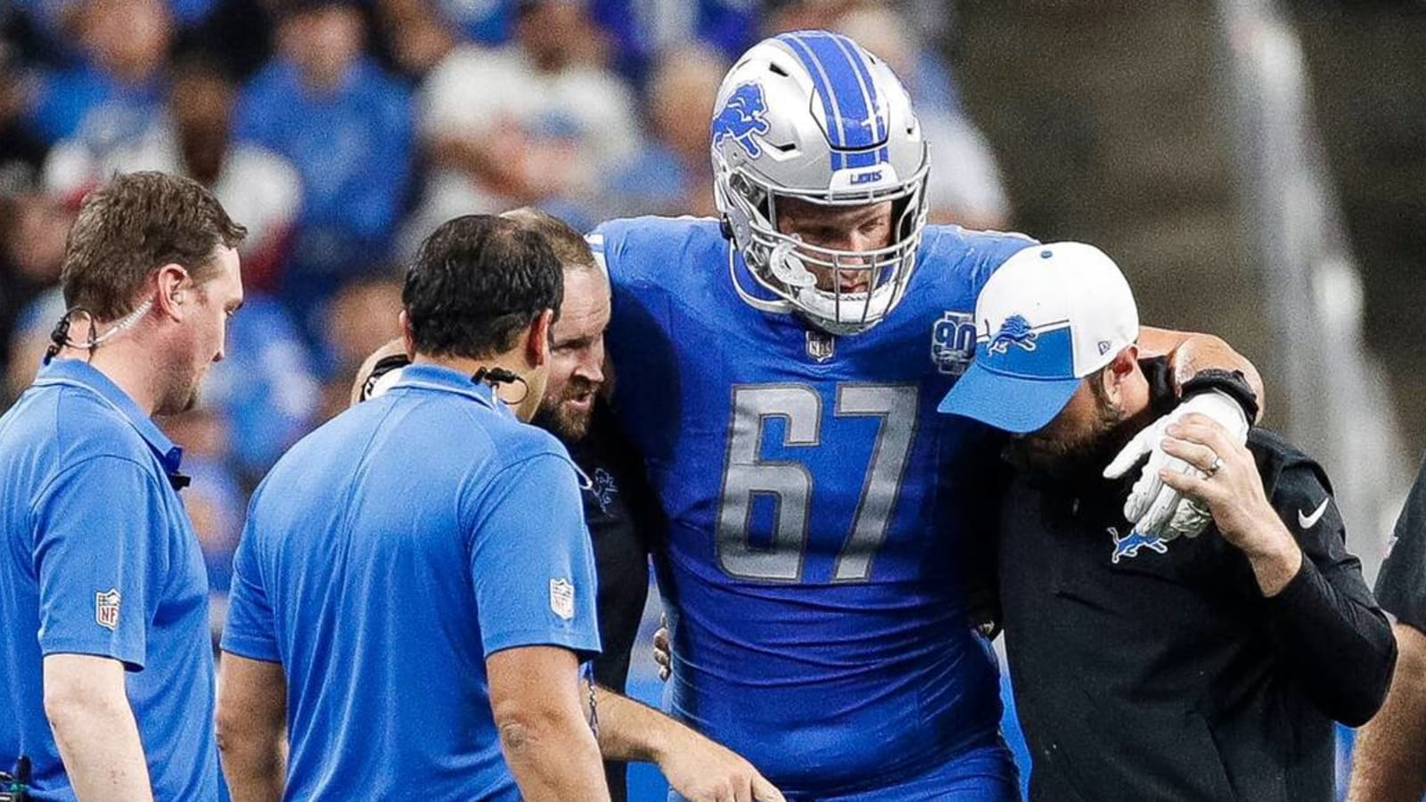 Lions offensive line woes continue after OT placed on IR