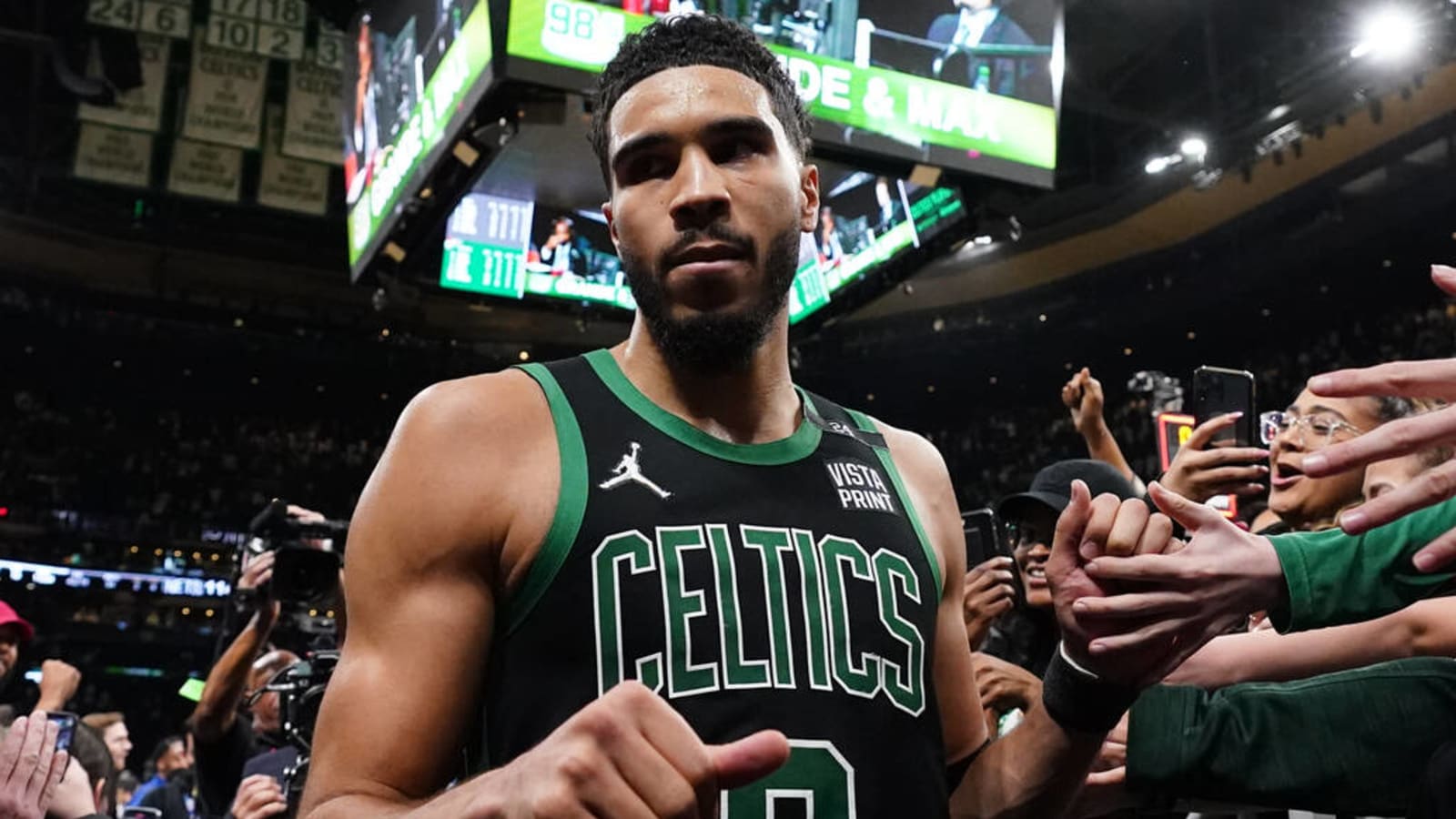 Jayson Tatum's buzzer-beater marked surprising first for Celtics