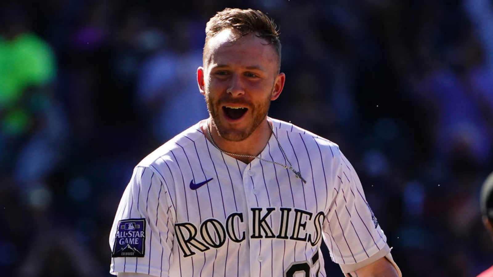 Rockies: No structural damage to Trevor Story's elbow