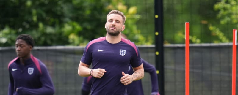Luke Shaw misses training again but is hopeful of featuring at Euro 2024