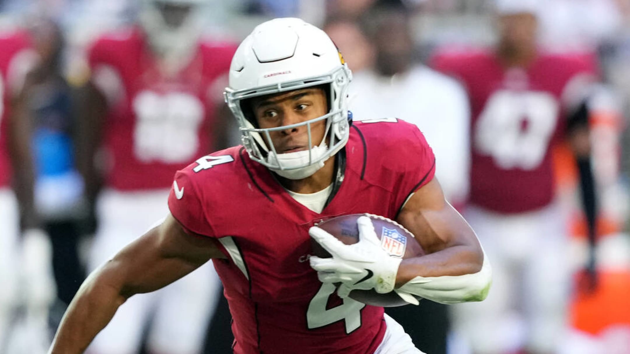 Cardinals' Rondale Moore shows off gruesome pinky injury