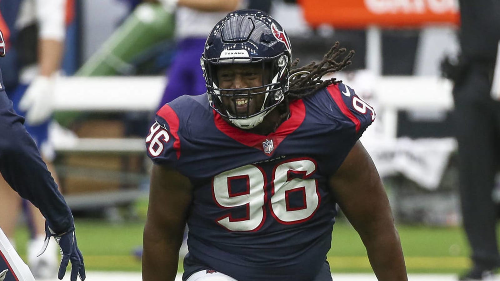 Texans DT P.J. Hall done for the year with a torn pec