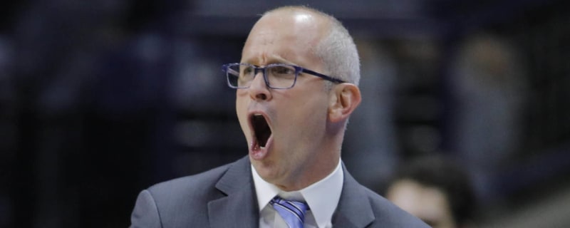 Watch: Dan Hurley has awesome chest-bump celebration after big win