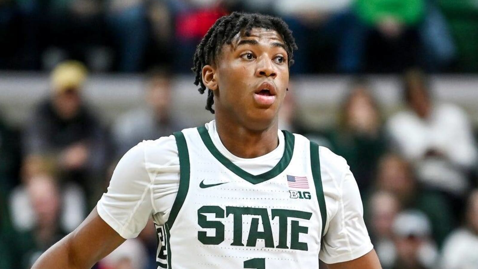 Michigan State basketball player recovering after being shot in leg