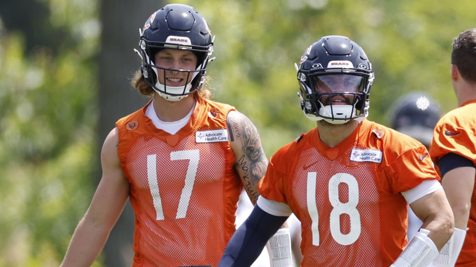 Bears' Tyson Bagent discusses Caleb Williams' 'Hollywood' reputation