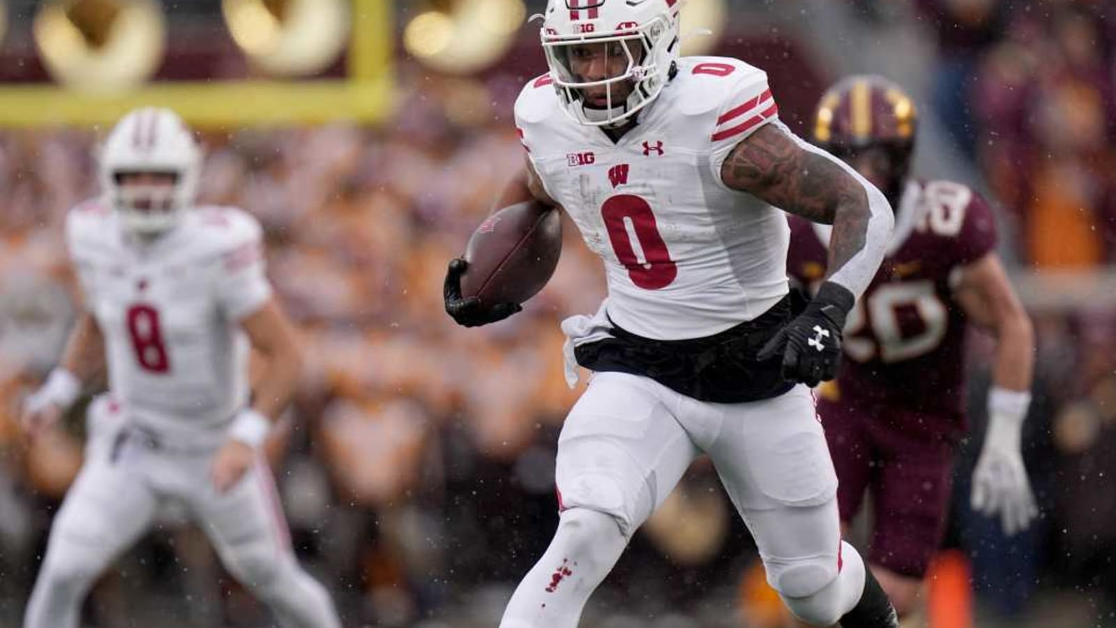 Former All-Big Ten star and current NFL rookie becomes youngest player to accomplish this since 1930 on game-winning play