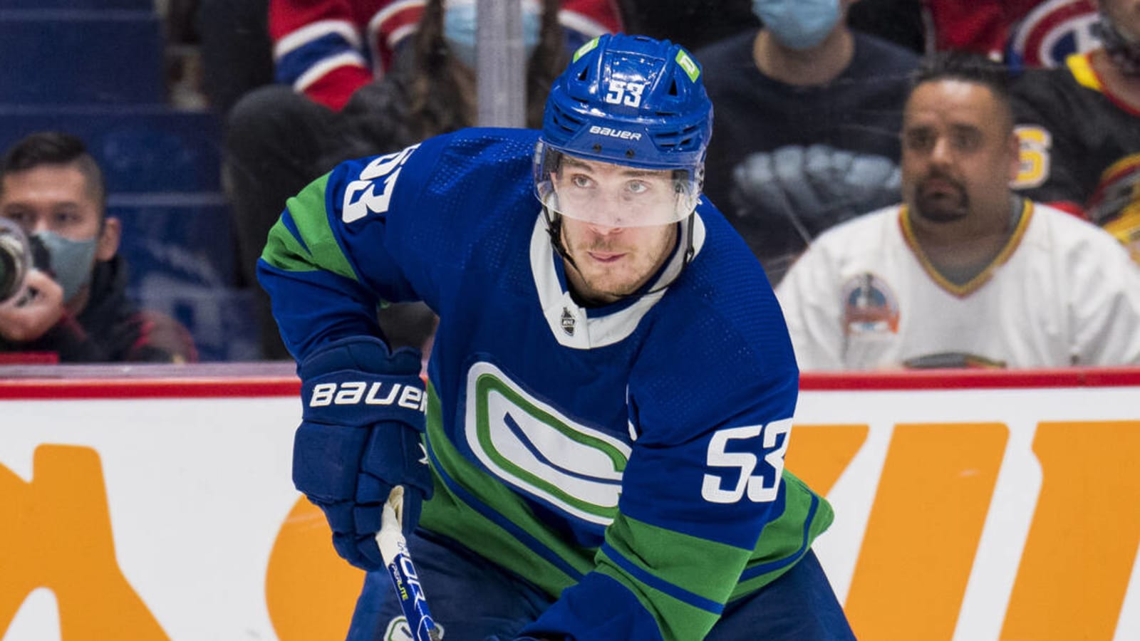 Bo Horvat to miss rest of regular season with lower-body injury