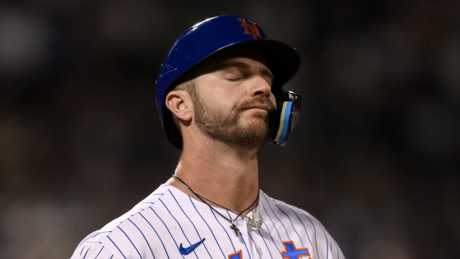 Watch: Pete Alonso accidentally threw player's first MLB hit into the stands