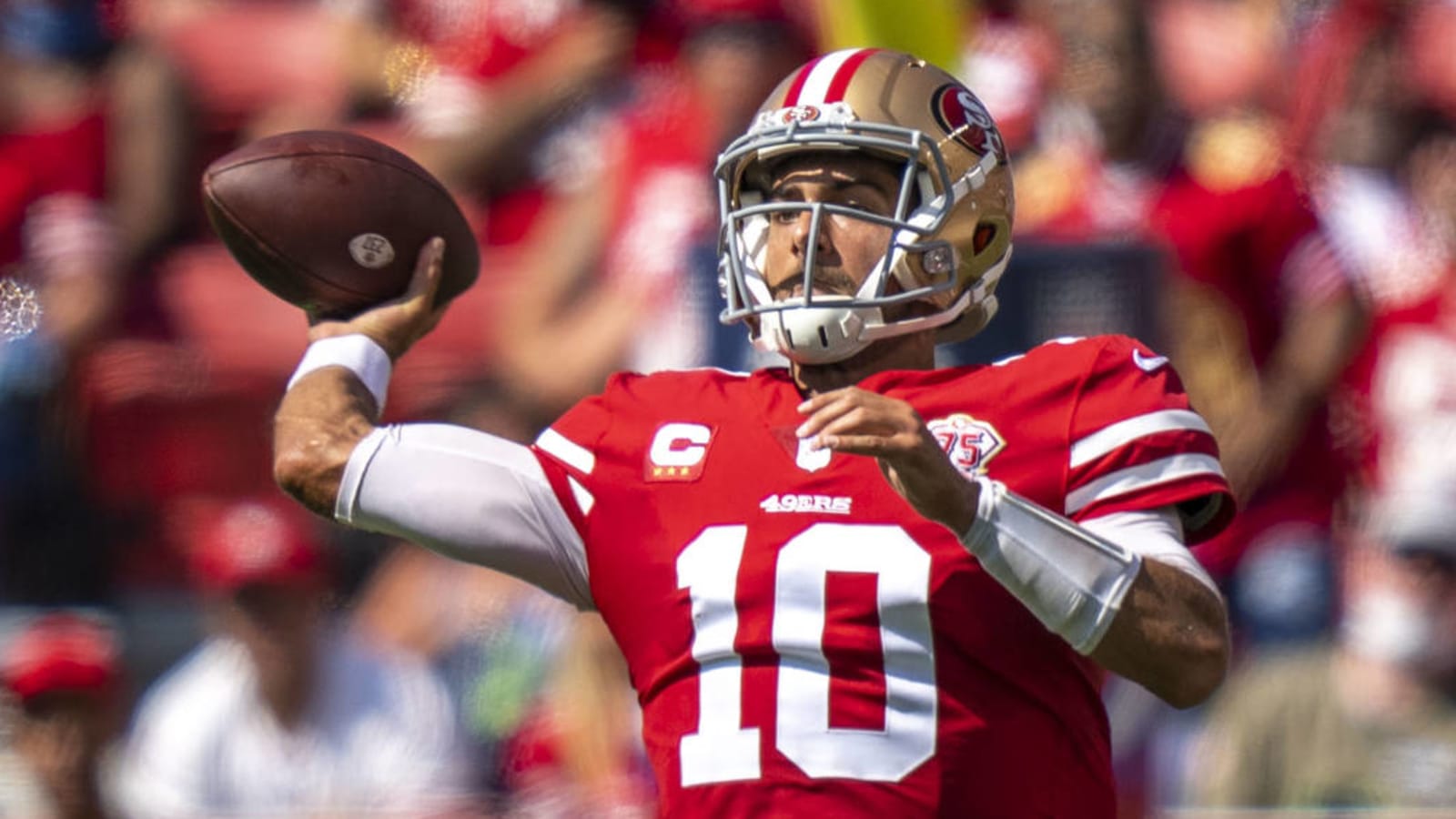 49ers QB Garoppolo's calf injury not as severe as first thought?