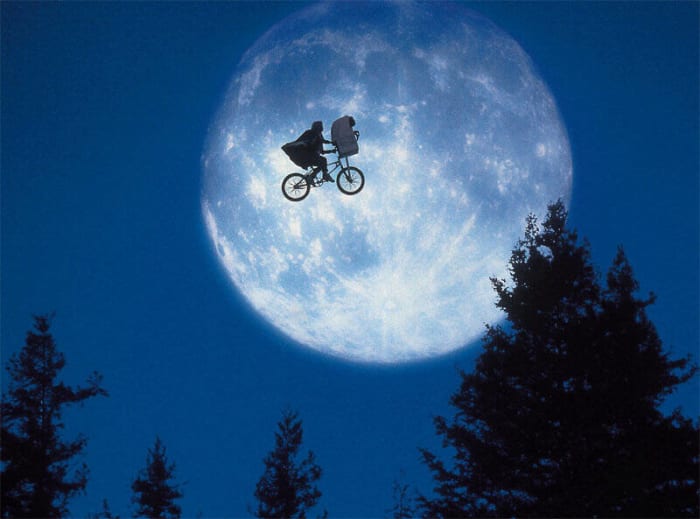 The flight in 'E.T. the Extraterrestrial'