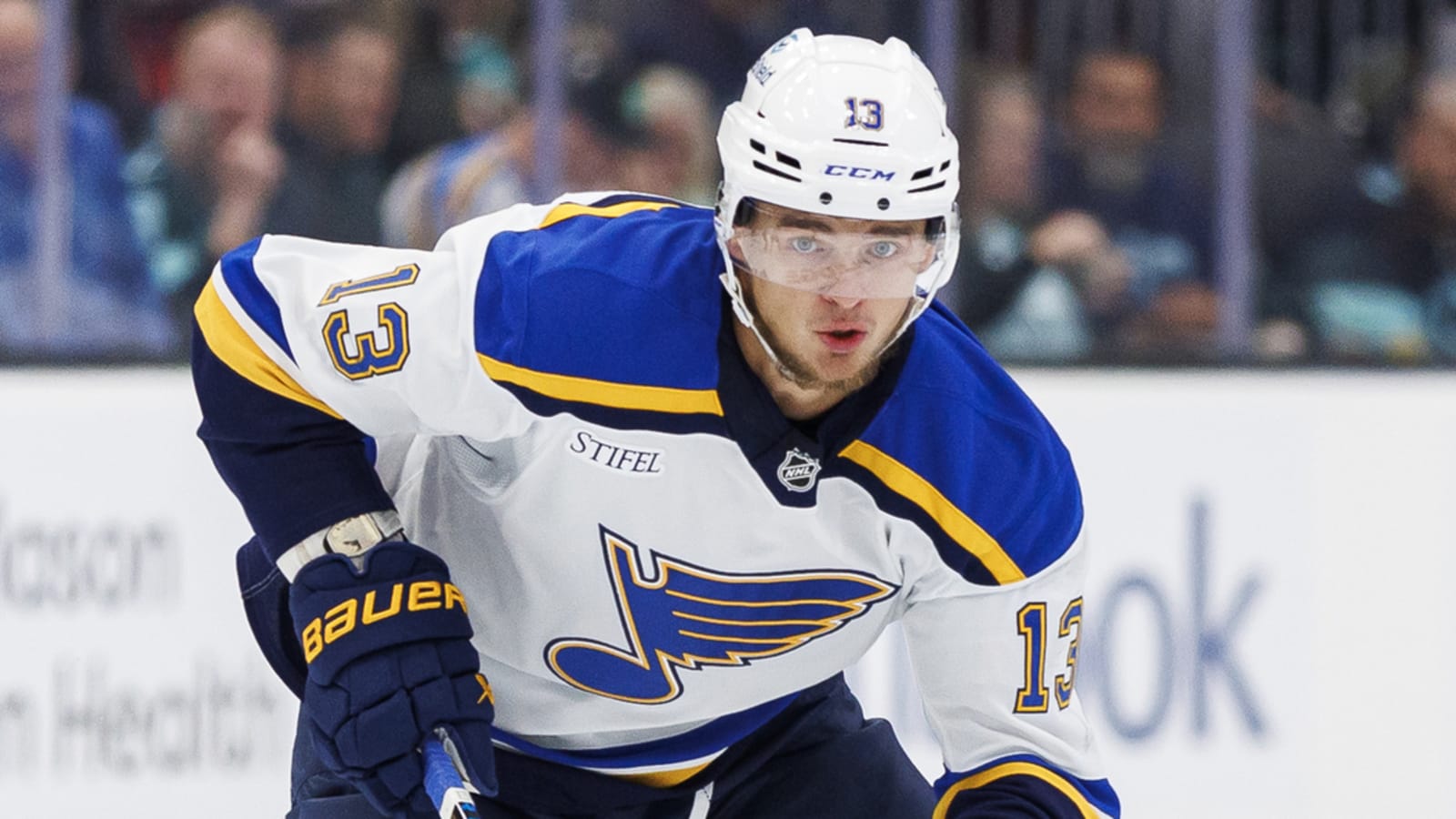 Blues extend young forward to one-year deal