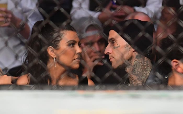 Kourtney Kardashian and Travis Barker
