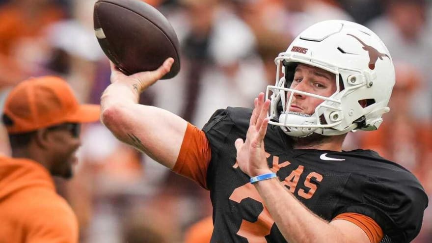 Quinn Ewers and Texas Football featured heavily as EA Sports College Football video game cover is released