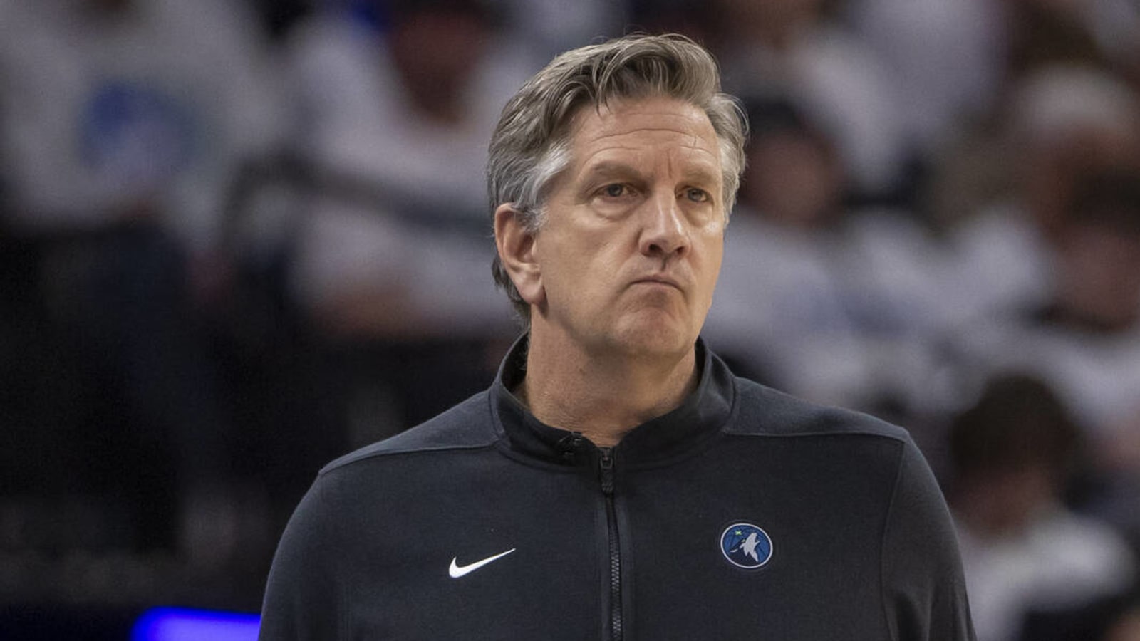 Watch: Timberwolves HC suffers injury in sideline collision