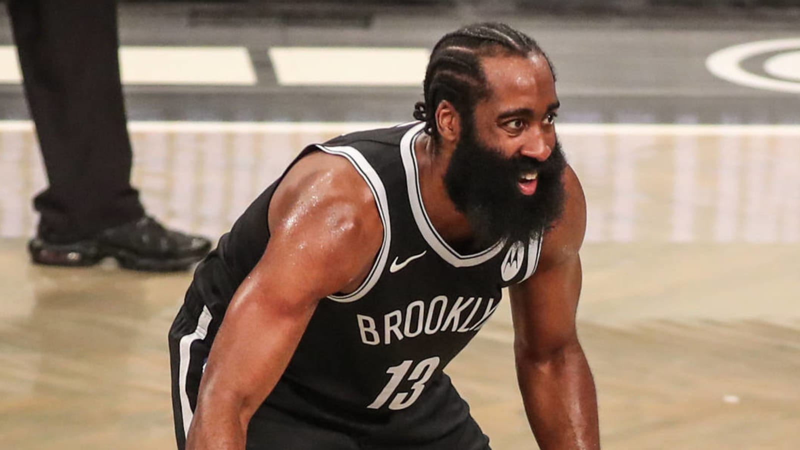 James Harden working to get back into playing shape