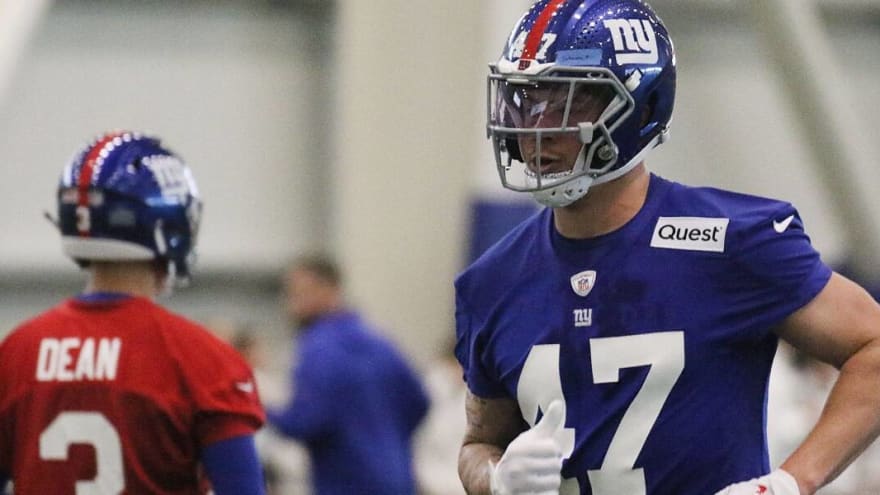 Theo Johnson believes he has a ‘super high ceiling’ with Giants