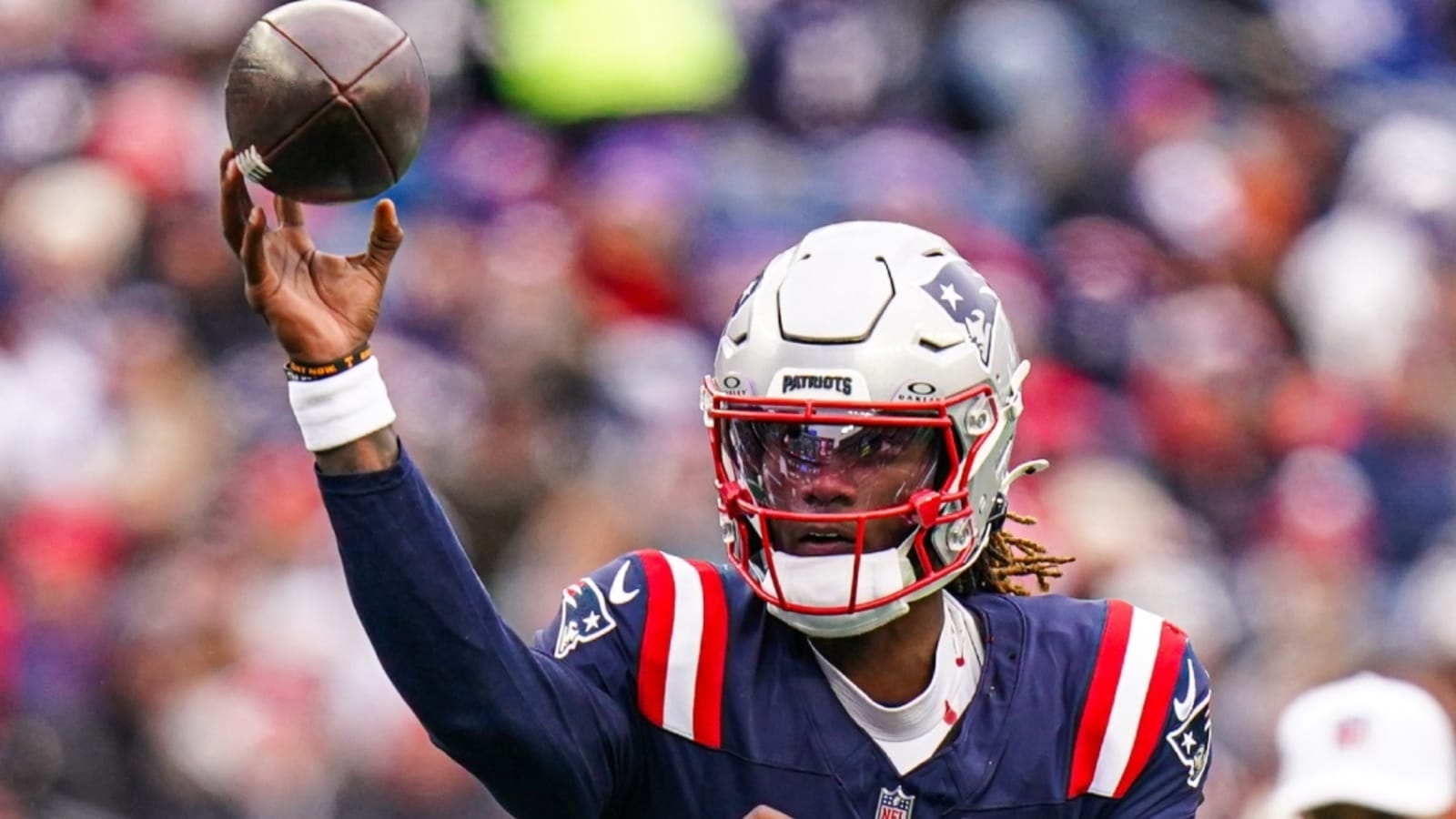 Joe Milton reacts after being traded to Dallas Cowboys