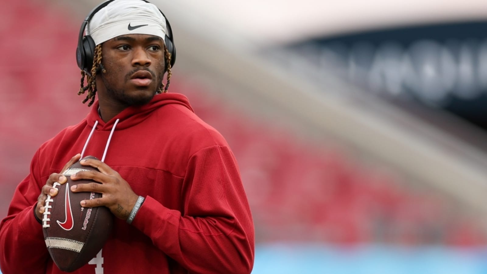 Jalen Milroe sees substantial increase in hand size at 2025 NFL Scouting Combine compared to Senior Bowl