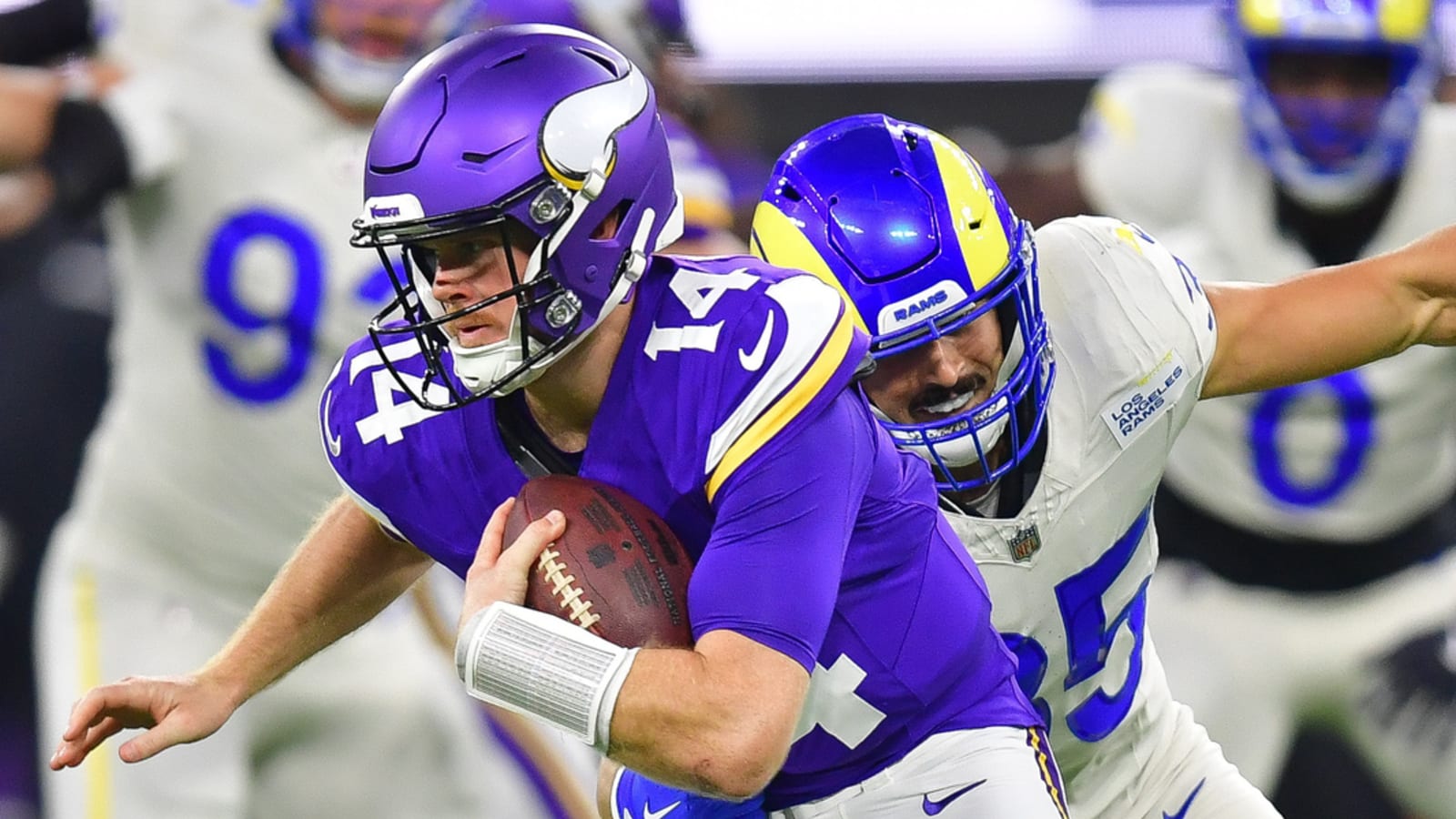 NFL community calls for rule change after Vikings face-mask controversy