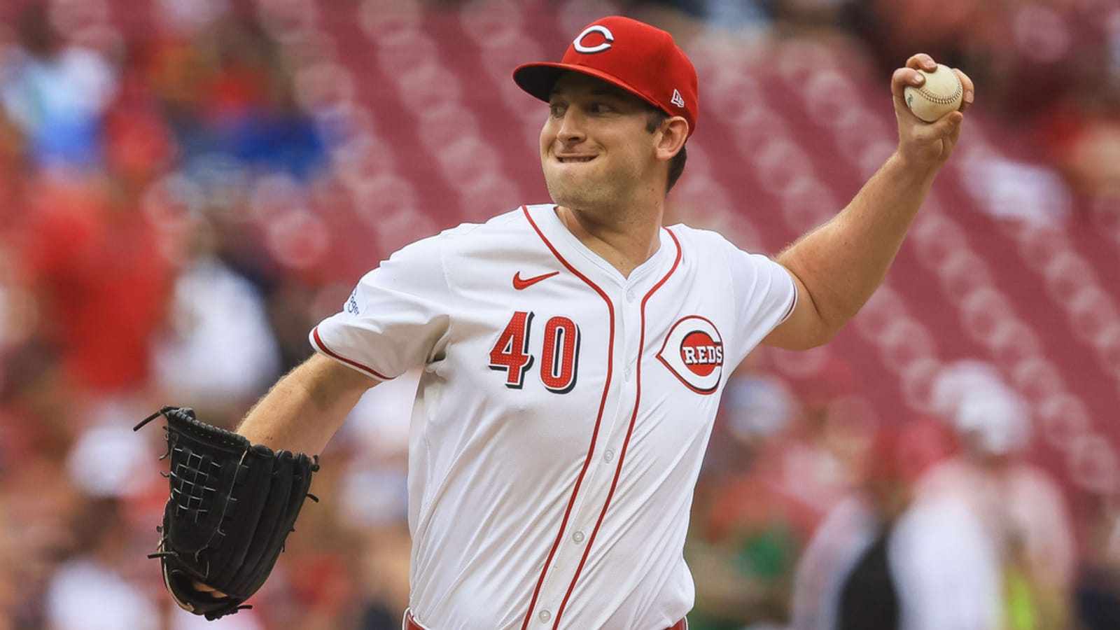 Reds place their most effective starter on injured list