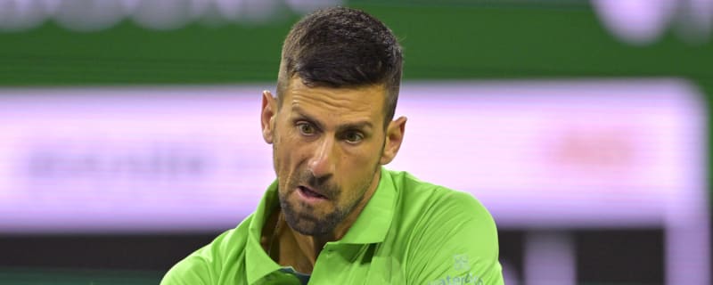 Watch: Novak Djokovic hit in the head by a water bottle after match