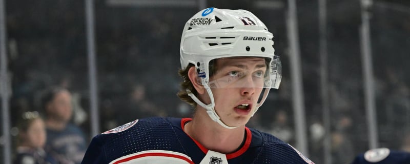 Kent Johnson Game Preview: Blue Jackets vs. Wild