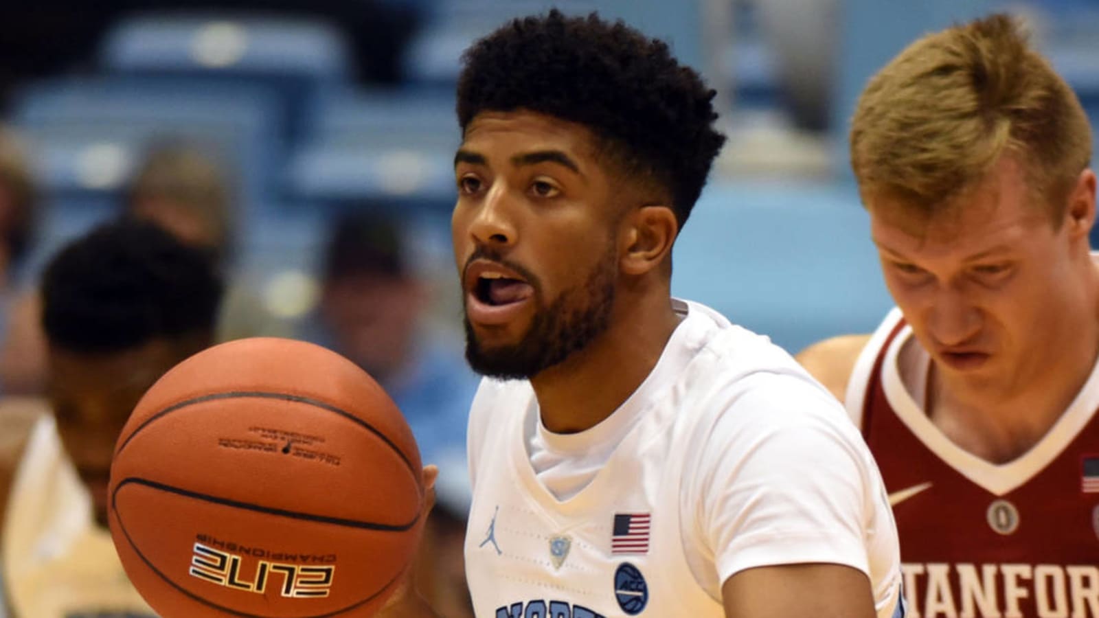 Kenny Smith’s son K.J. gets into game for North Carolina during blowout