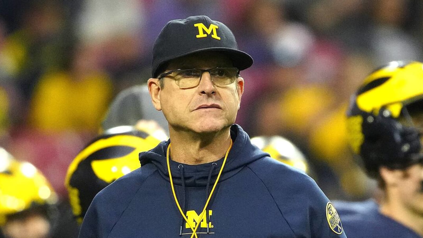 Jim Harbaugh quotes Ted Lasso when asked about Michigan locker room