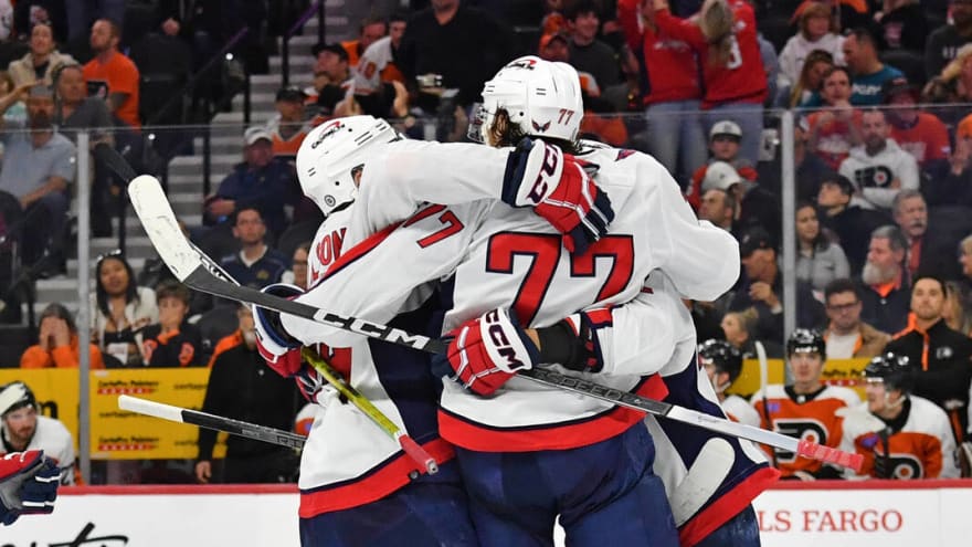 Watch: Capitals claim playoff spot on empty-net goal