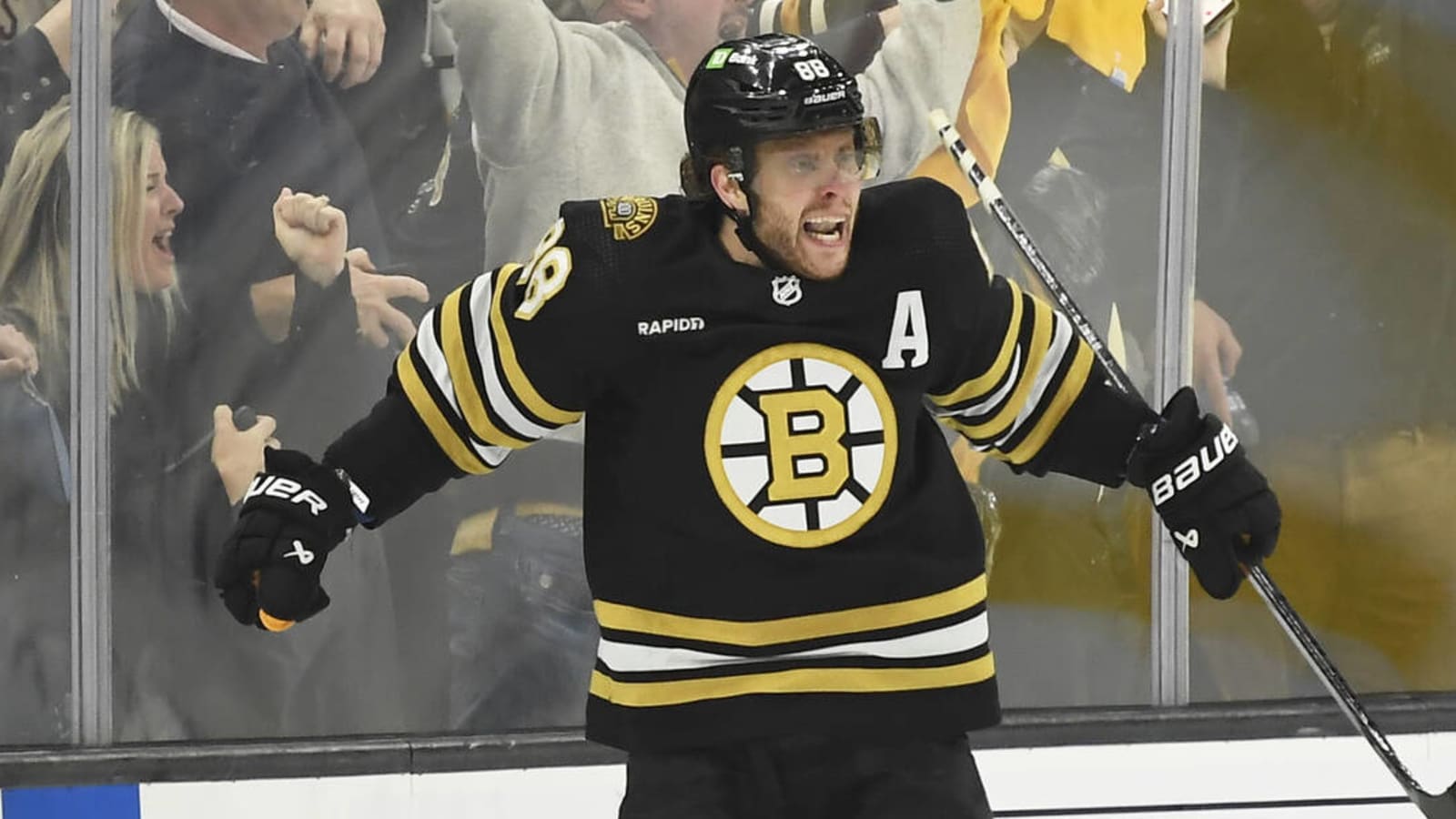 Pastrnak ‘Had No Problem’ With Montgomery’s Challenge