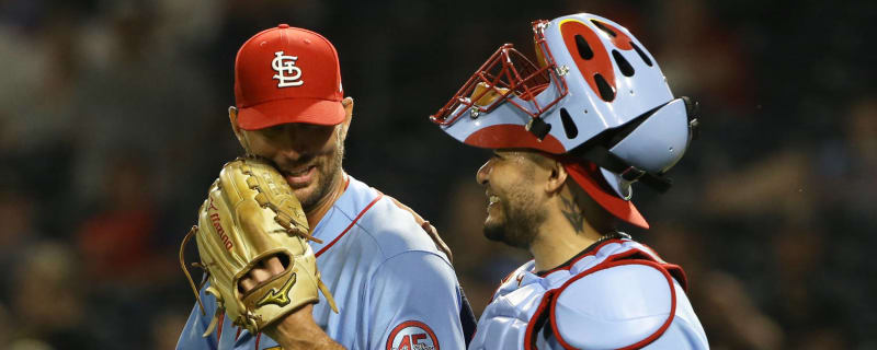 Katie Woo on X: Adam Wainwright throwing to Yadier Molina, facing Albert  Pujols, in 2021.  / X