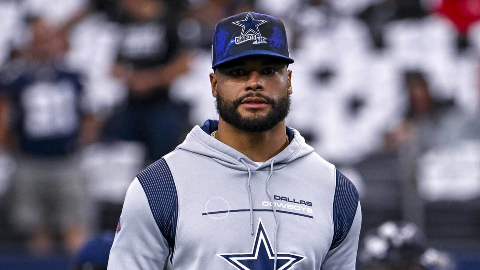 Jerry Jones: Dak 'cannot yet grip a football well enough to play'