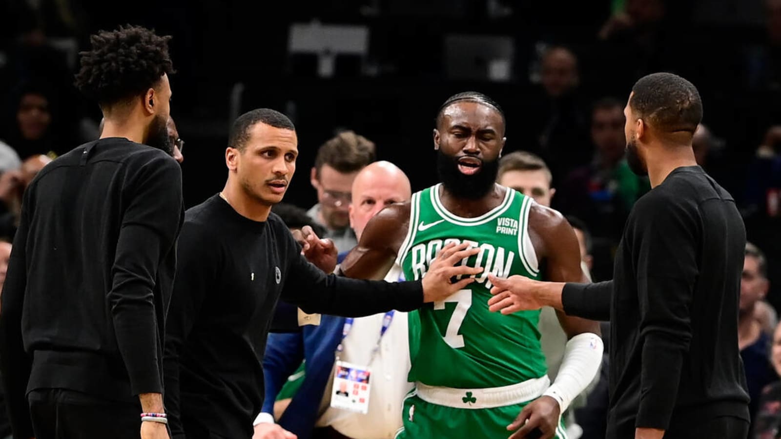 Jaylen Brown calls out 'overemotional' referee following ejection