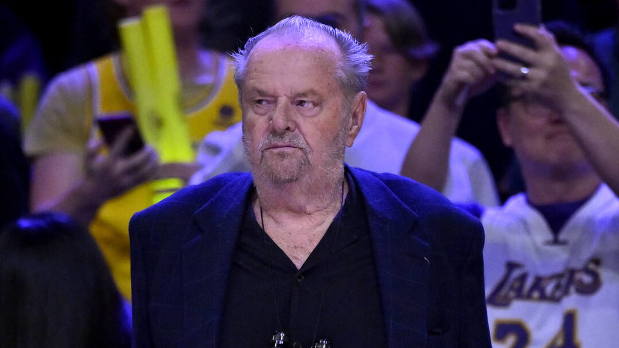 Jack Nicholson Returns to Lakers Courtside for Playoff Game