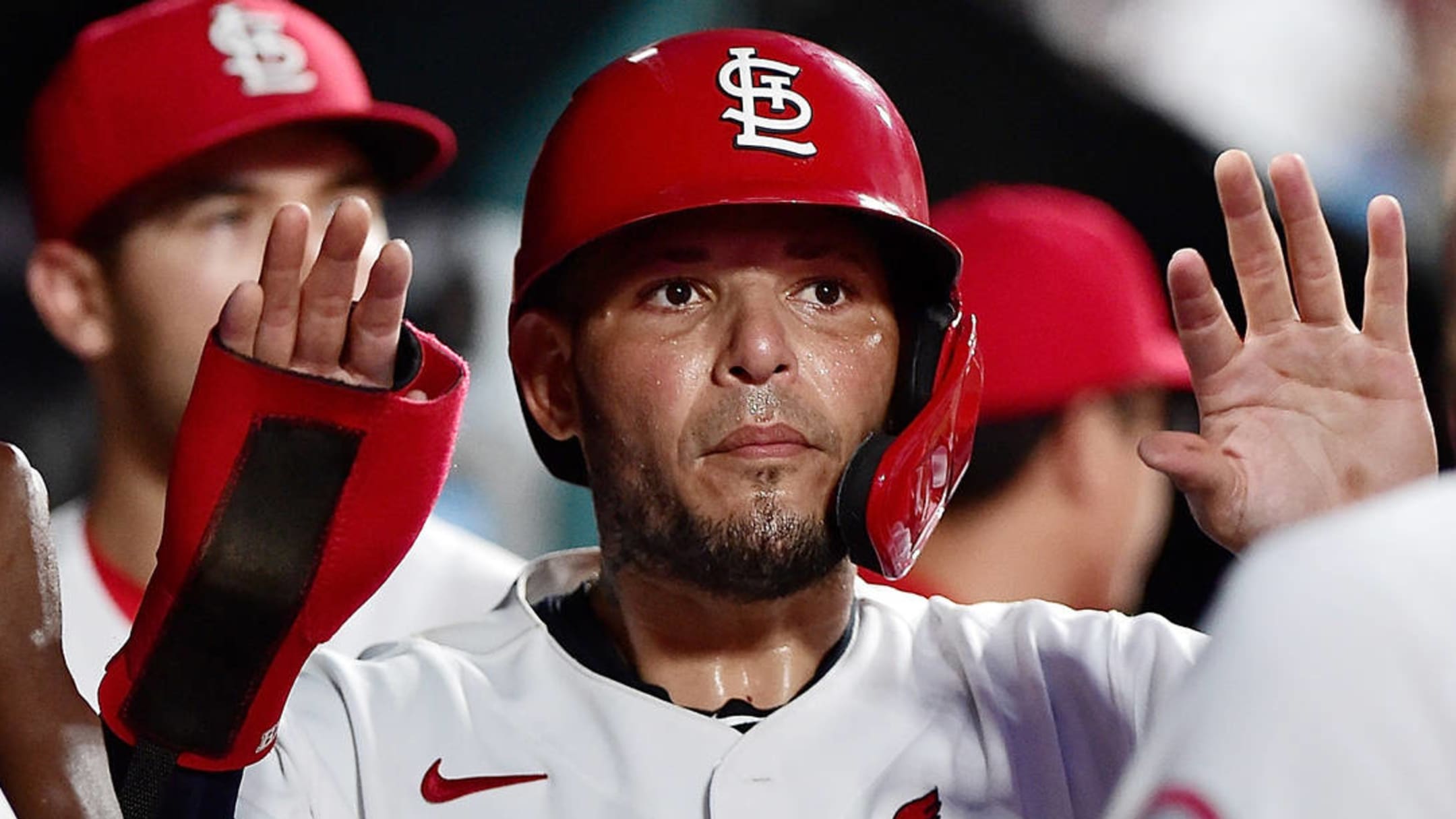 For his final Opening Day, Molina gets new vantage point on