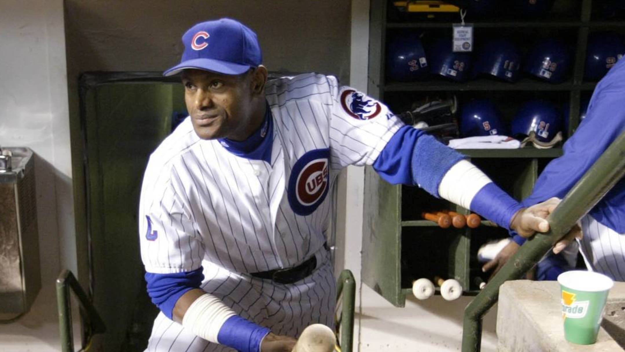 Sammy Sosa admits to using a corked bat in 2003